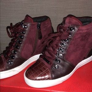 DKNY wedge sneakers 7.5